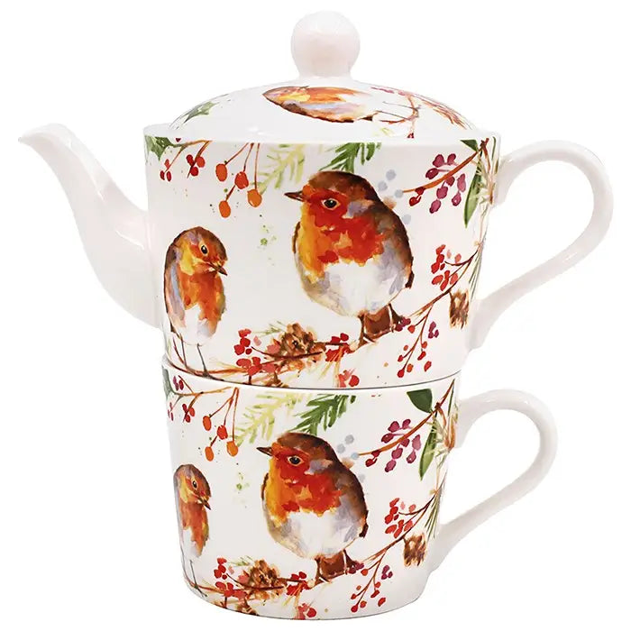 Winter Robin Jennifer Rose Tea - Seasonal >> Christmas >>