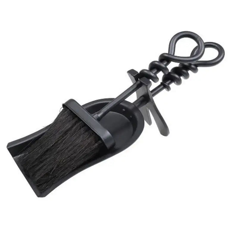 WJS Black Twist Handle Tidy Set Brush and Shovel 36x14x15cm