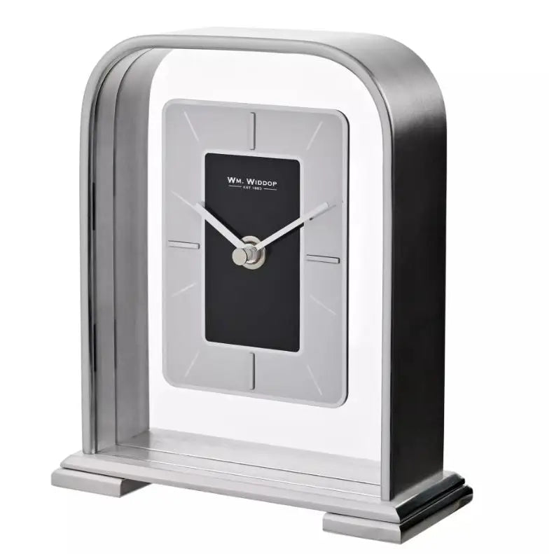 Wm. Widdop Arched Portrait Mantel Clock - 17 x 15cm