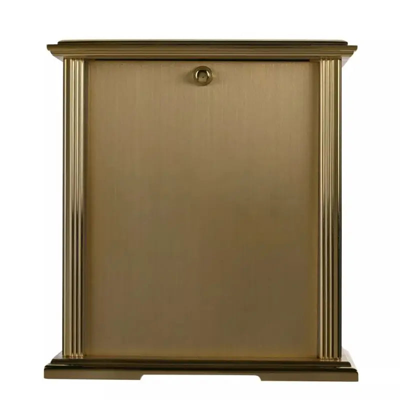 Wm.Widdop Mantel Clock Navy Blue Dial - 15 x 14cm