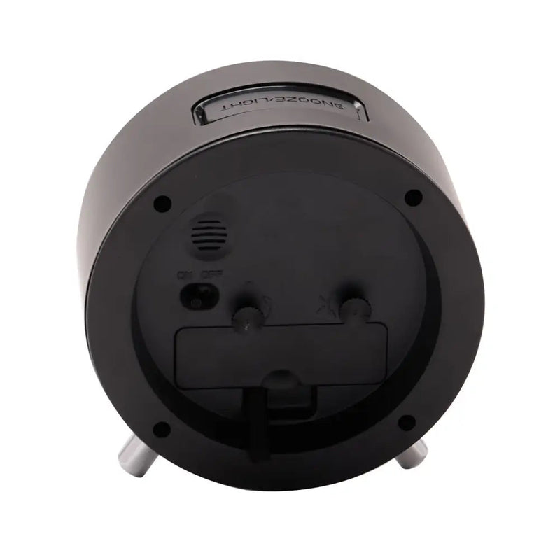 Wm.Widdop Round Alarm Clock Sweep Movement with Silver Hands