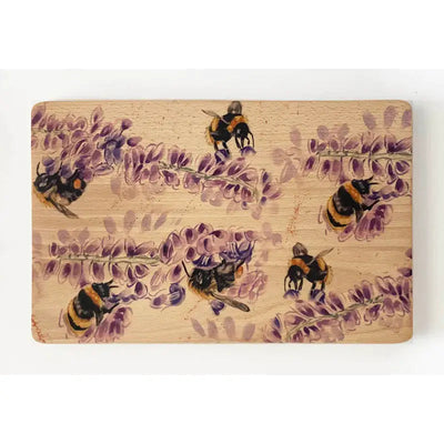 Wooden Chopping Board 30 x 20cm - Study In Bee