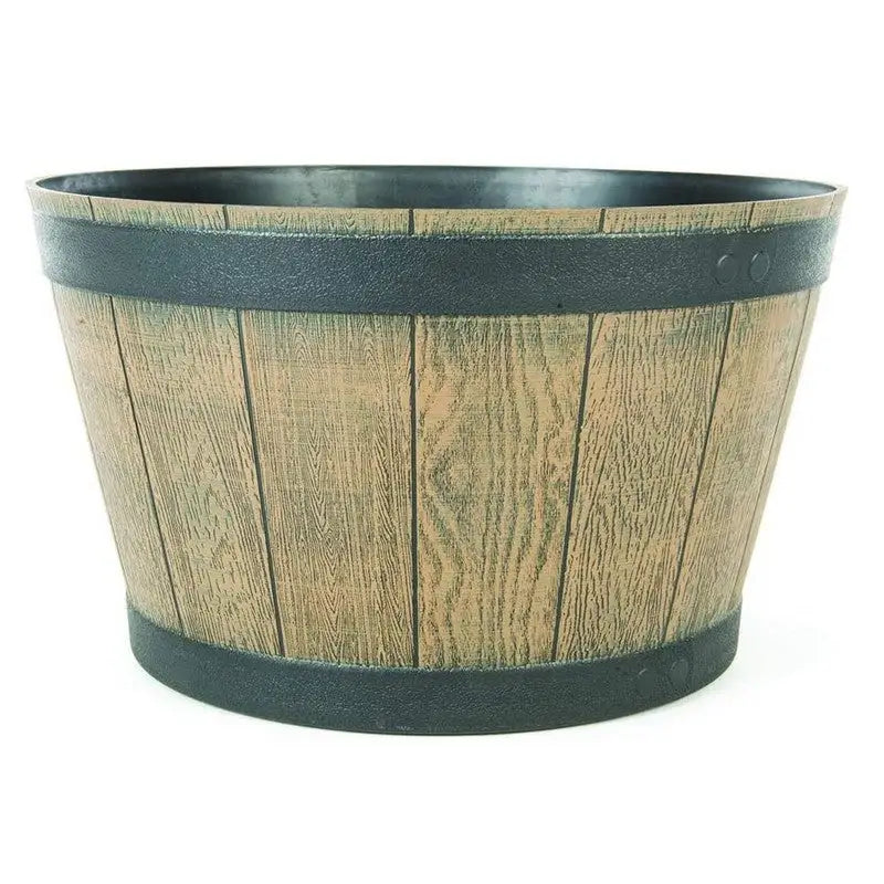 Woodlodge Lightweight Extra Large Half Whiskey Barrel