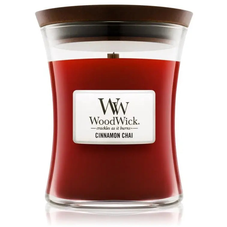Woodwick Cinnamon Chai - Medium/ Large / Ellipse Candle -