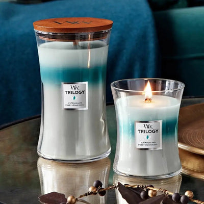 Woodwick Icy Woodland Candle - Assorted Sizes - Scented