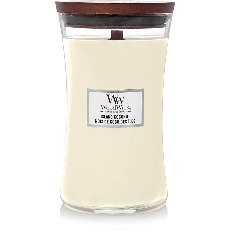 Woodwick Island Coconut Candle - Assorted Sizes - Large -