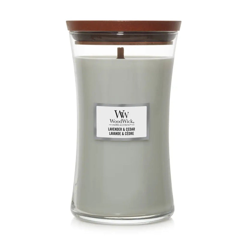 Woodwick Lavender And Cedar Candle - Assorted Sizes - Large