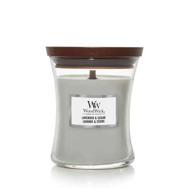 Woodwick Lavender And Cedar Candle - Assorted Sizes - Medium