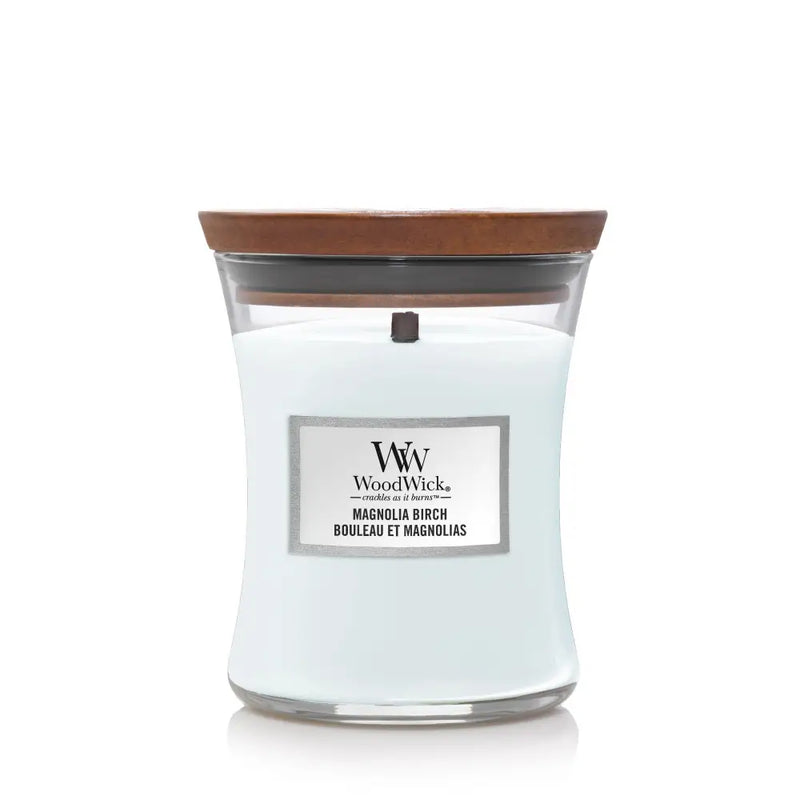 Woodwick Magnolia Birch Candle - Assorted Sizes - Medium -