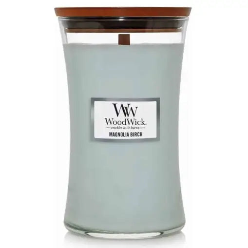 WoodWick Magnolia Birch - Large Candle - Homeware >>