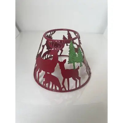 Woodwick Woodland Wonder Shade for Medium Jar Candle - Red