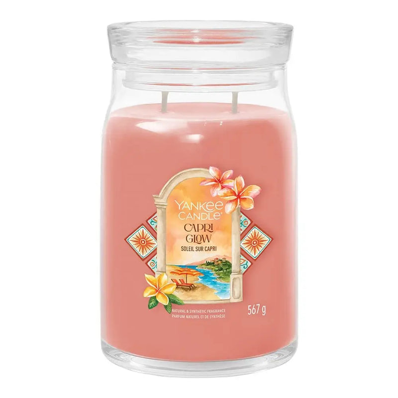 Yankee Candle Capri Glow - Signature Large Jar - Homeware