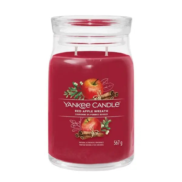 Yankee Candle Red Apple Wreath - Large Jar - Candles