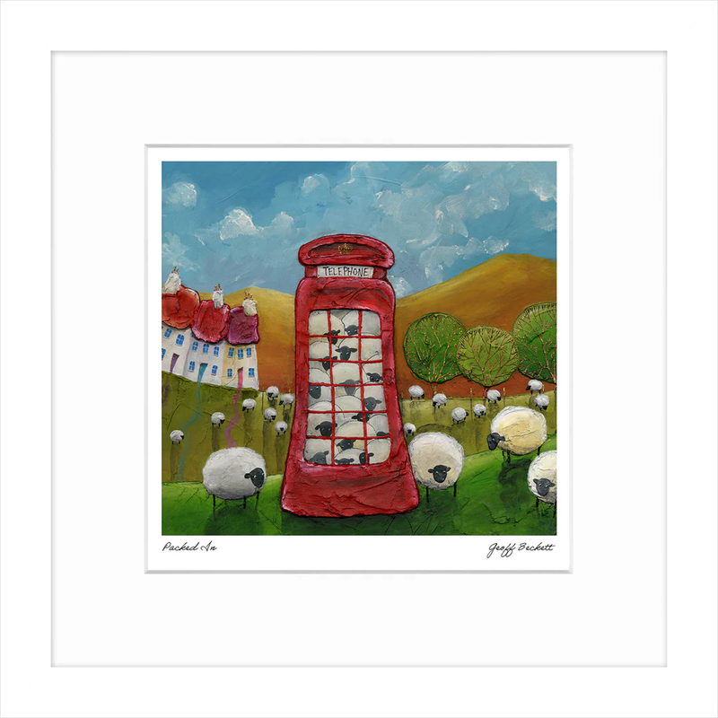 Packed In Sheep Picture 33.5cm