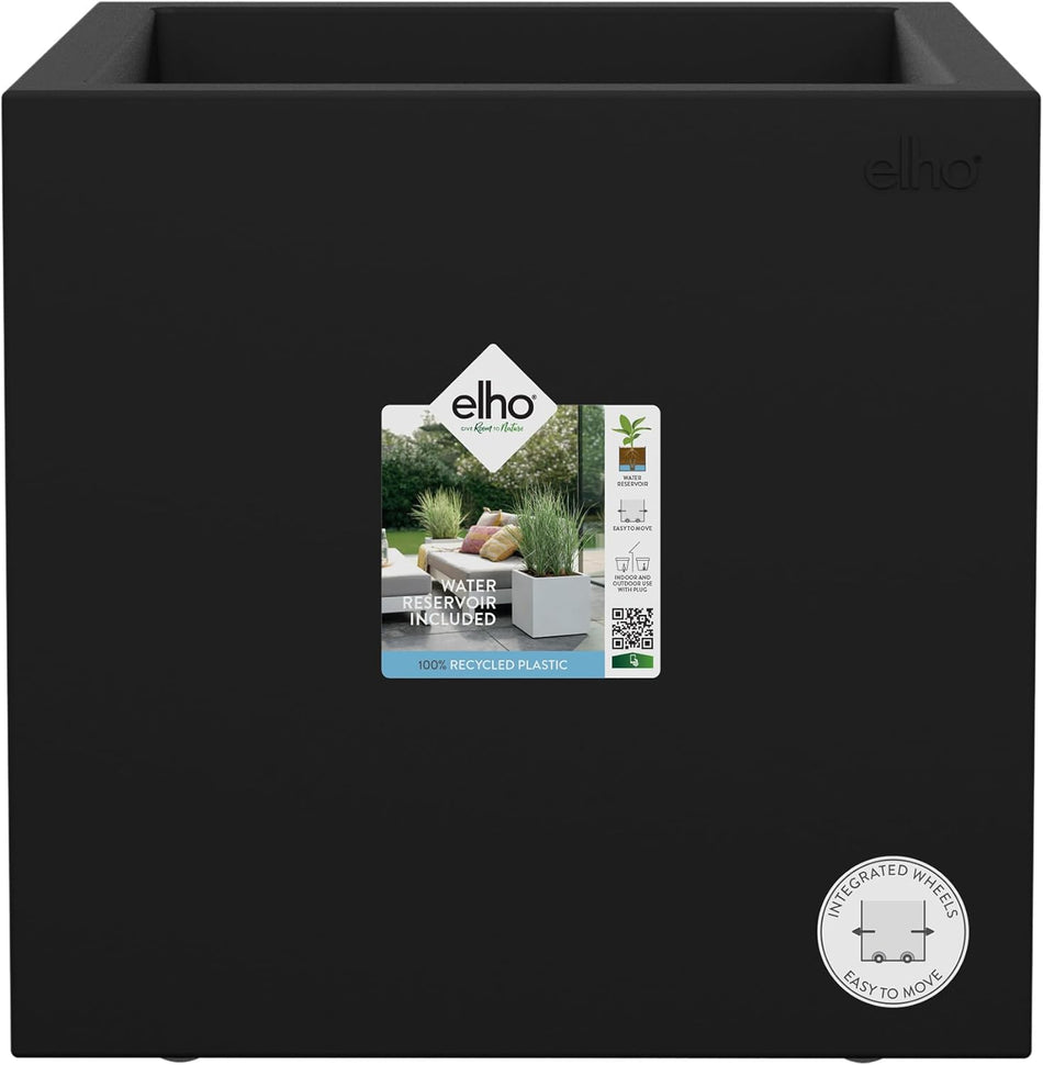 Elho Vivo Next Square 30cm Living Black