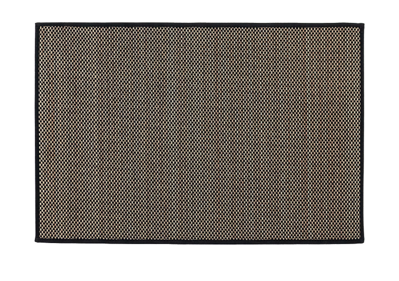 JVL Antarra Door Mat Black 50 x 70cm