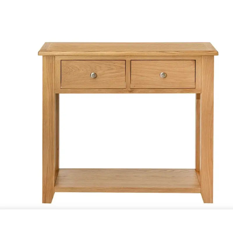 Zara Oak Console Table - 890 x 350 800mm Furniture