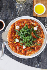 Mikasa Chalk Porcelain Pizza Plate, White, 32cm