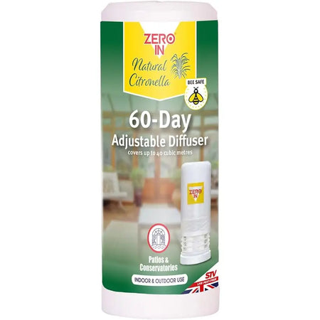 Zero In 60-Day Indoor / Outdoor Citronella Diffuser