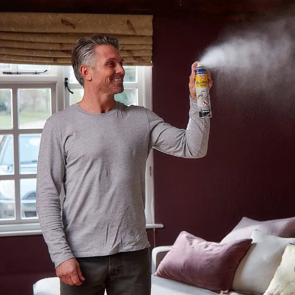Zero In Fly & Wasp Killer Indoor Spray 300ml - Fly & Wasp