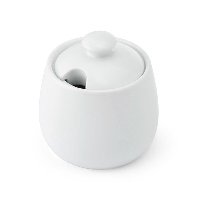 Mikasa Chalk Porcelain Honey Pot, White, 250ml