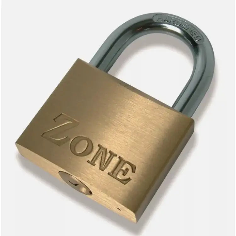 Zone Brass Padlock - Various Sizes - 40mm - DIY Tools &