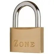 Zone Brass Padlock - Various Sizes - 60mm - DIY Tools &