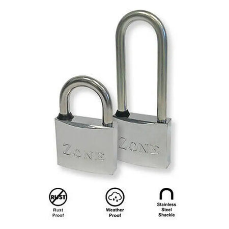 Zone Marine Weatherproof Padlock - Various Sizes - DIY