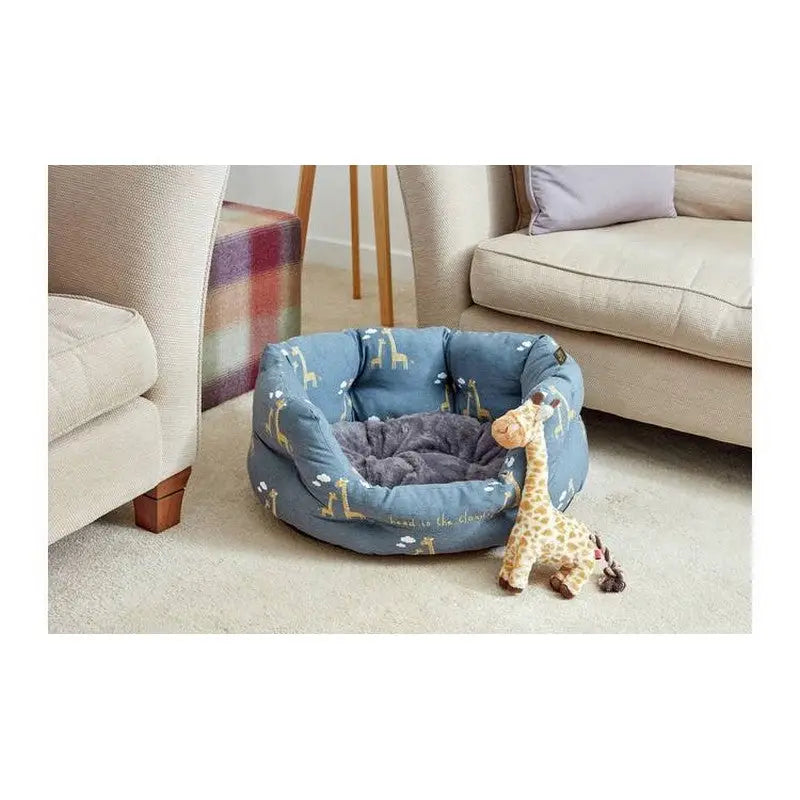 Zoon Head In The Clouds Oval Comfy Dog Bed - S / M / L - Pet