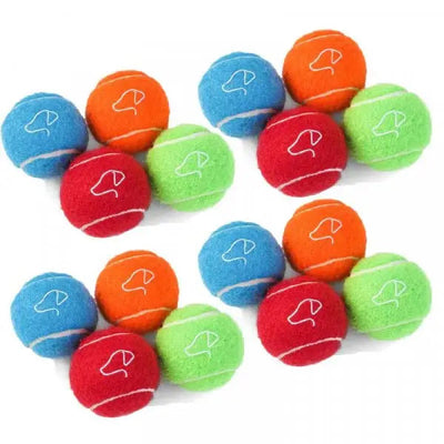 Zoon Pooch Tennis Balls 6.5cm - Value 12 Pack - Pet Care