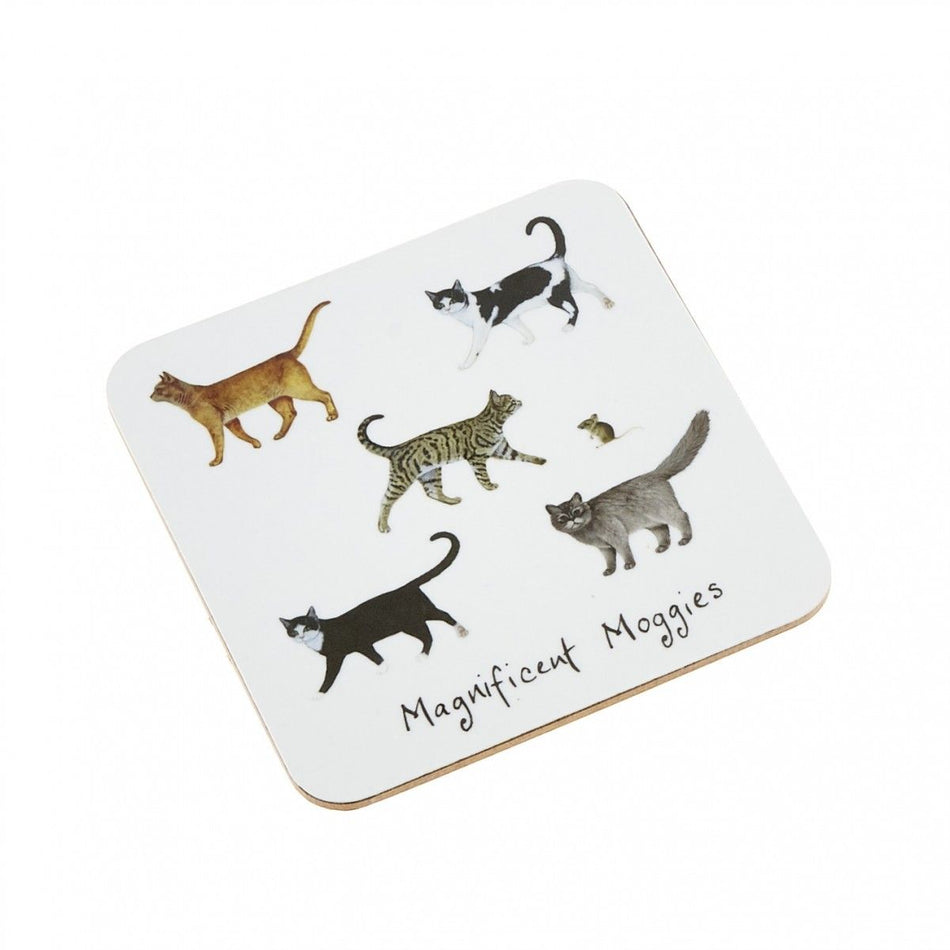 Melamine Coaster Magnificent Moggie