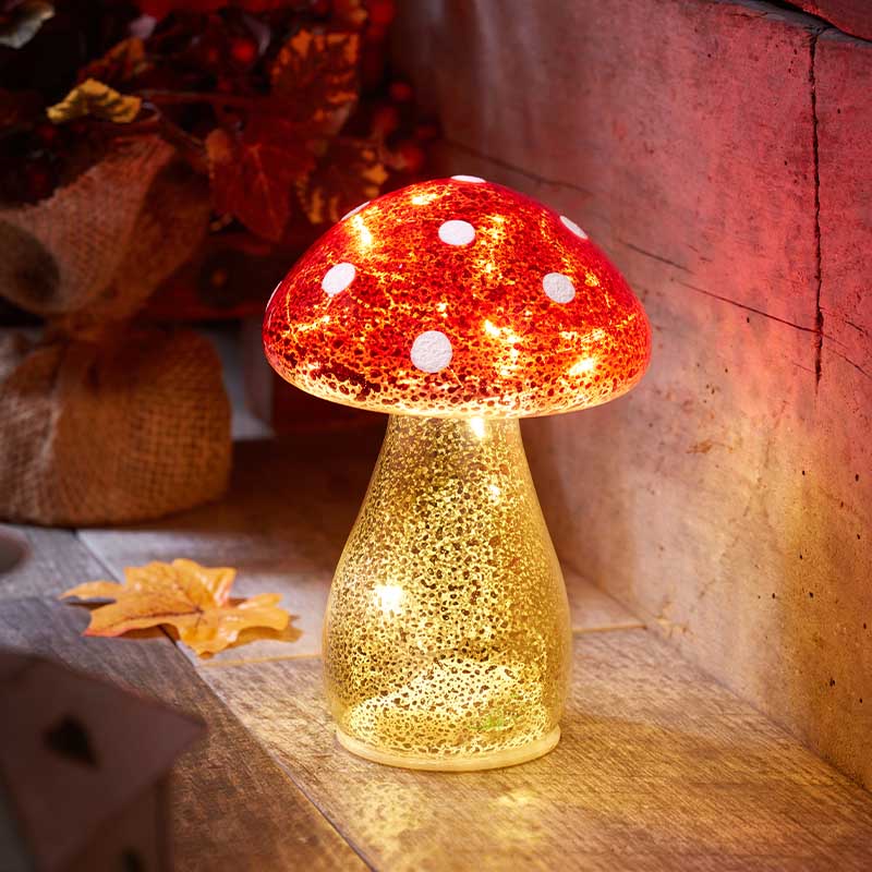 Smart Garden Battery Lit Mushroom