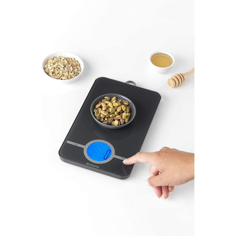 Brabantia Tasty+ Digital Kitchen Scales - Dark Grey