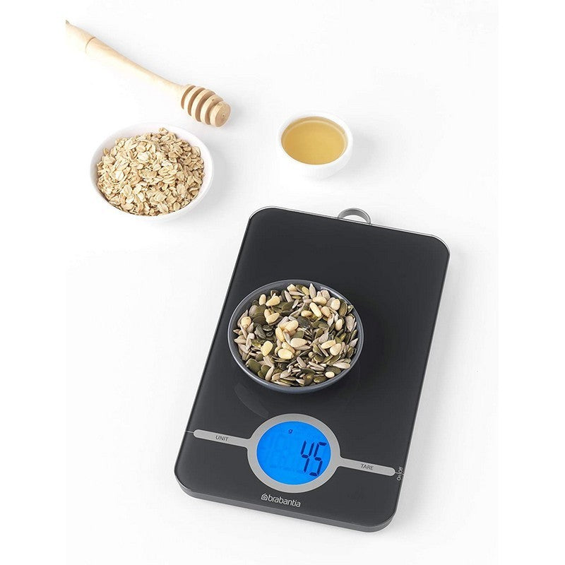 Brabantia Tasty+ Digital Kitchen Scales - Dark Grey