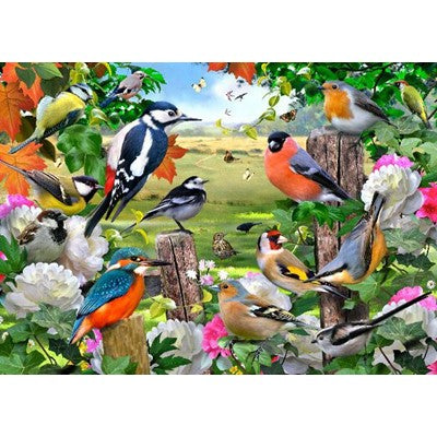 Tuftop British Birds Large Glass Worktop Saver  40X50cm