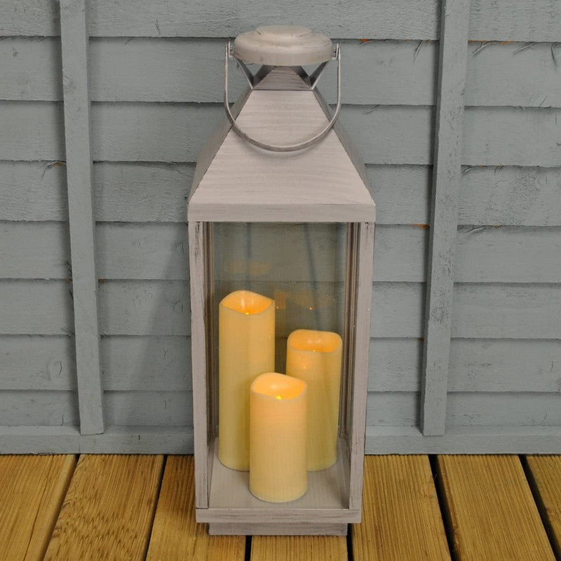 Smart Garden Oslo Lantern Battery Powered Timer Lantern - 61 x 20.5cm