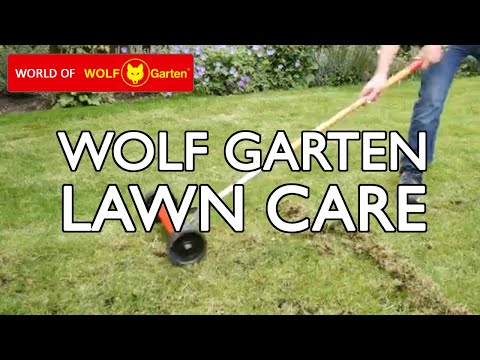 Wolf Garten Multi-Change Roller Moss Removal Rake 30cm